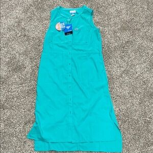 Columbia Green Sleeveless Dress